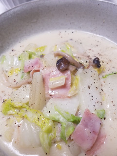 お二人さんの☆白菜の豆乳クリーム煮!-レシピのメイン写真