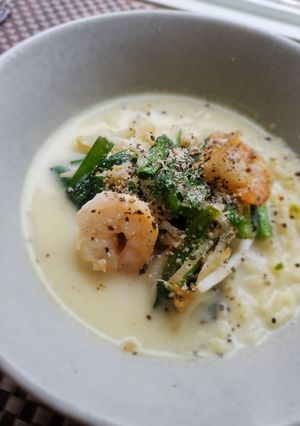 *ちょい足し偏愛クリーミー塩ラーメン*-レシピのメイン写真