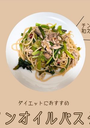 \ ダイエットに / さばの和風パスタ-レシピのメイン写真