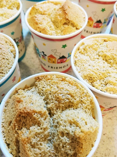紙コップでミルクティーシフォンケーキ♥-レシピのメイン写真