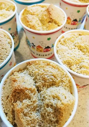紙コップでミルクティーシフォンケーキ♥-レシピのメイン写真