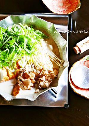 〆まで美味しい＊長芋トロっと温まる豆乳鍋-レシピのメイン写真