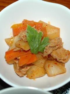 豚肉とセロリのピリ辛炒め-レシピのメイン写真