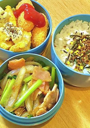 恒例！焼肉タレ炒め！^_^タロの弁当58-レシピのメイン写真