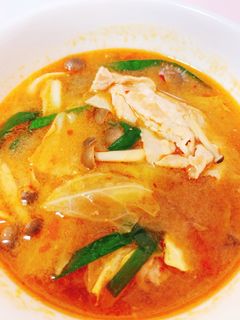 豚バラとキャベツの辛味噌スープ-レシピのメイン写真