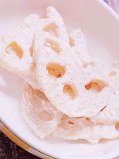 れんこんの胡麻ネーズ和え-レシピのメイン写真