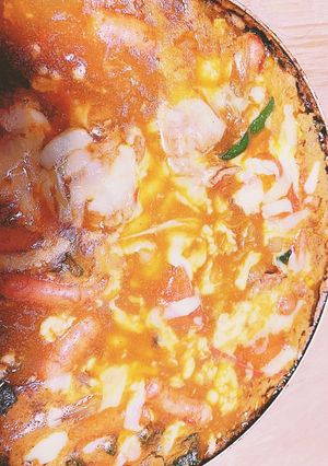 簡単☆カレーチーズ鍋♡-レシピのメイン写真
