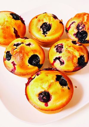 ブルーベリーカップケーキ(マーフィン)-レシピのメイン写真