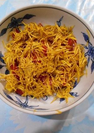 菊の花とトマトのさっぱりポン酢-レシピのメイン写真