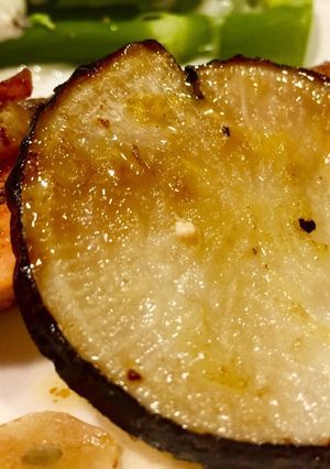 黒大根と鮭のバター醤油ソテー-レシピのメイン写真