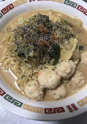 クリーミー胡麻味噌ラーメン♪-レシピのメイン写真