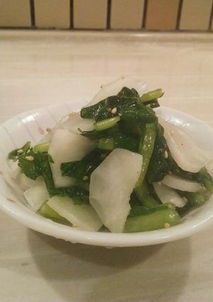 超簡単おかず❗カブのごま油和え-レシピのメイン写真