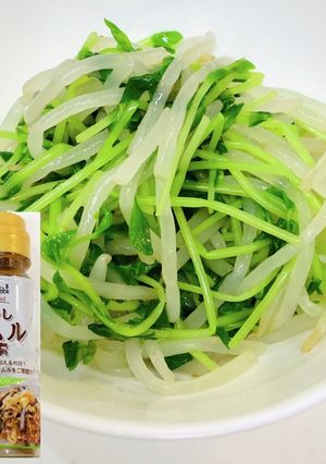 「ナムルの素」で☆豆苗ともやしのナムル-レシピのメイン写真