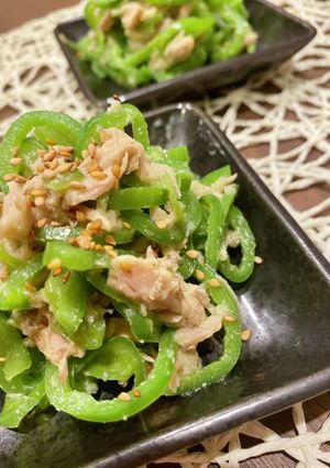 ピーマンとツナの和え物-レシピのメイン写真