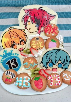 すとぷり！娘の誕生日ケーキ-レシピのメイン写真