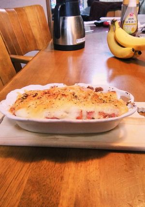 じゃがりことベーコンのチーズ焼き-レシピのメイン写真