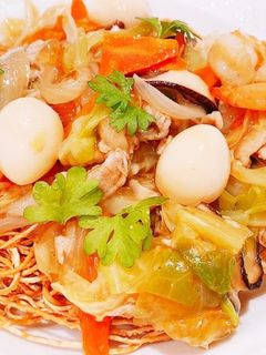 パリッと皿うどん-レシピのメイン写真