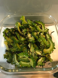 ゴーヤの塩昆布あえ-レシピのメイン写真
