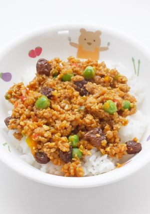 保育園給食ドライカレーレシピ-レシピのメイン写真