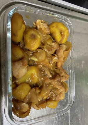 鳥もも肉と栗の炒め煮-レシピのメイン写真