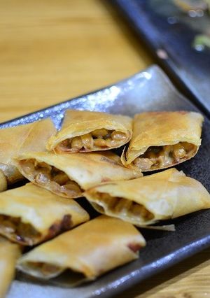 納豆好きにはたまらない♬納豆春巻き★-レシピのメイン写真