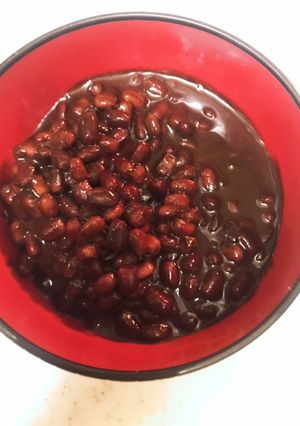 濃厚ココアで小豆炊いてみた！炊飯器実験-レシピのメイン写真