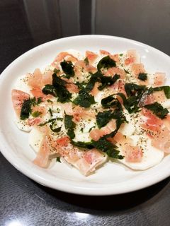長芋と生ハムのサラダ-レシピのメイン写真
