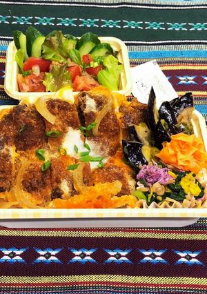 カツとじにしてお弁当に-レシピのメイン写真