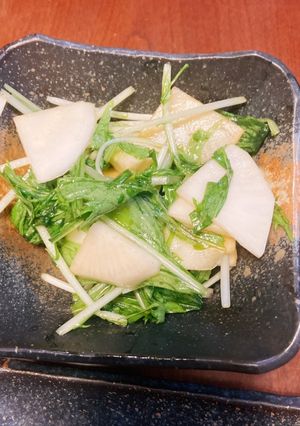 水菜とカブのサラダ-レシピのメイン写真