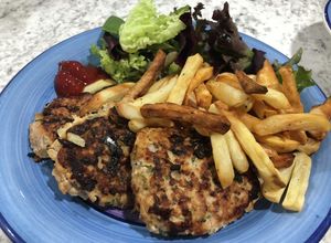 手捏ね不要！簡単ターキーひき肉ハンバーグ-レシピのメイン写真