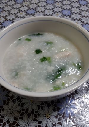 レトルトの白粥で簡単中華粥-レシピのメイン写真