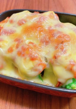 アボカド×キムチのチーズ焼き-レシピのメイン写真