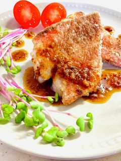 赤魚のレモンマスタードソース♡ムニエル♡-レシピのメイン写真