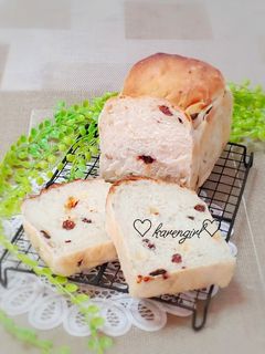 ♡ライ麦&ドライフルーツの食パン♡-レシピのメイン写真