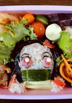 ねずこキャラ弁-レシピのメイン写真