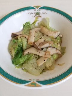 エリンギとレタスのマヨぽん炒め-レシピのメイン写真