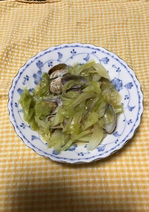 幕内秀夫さん『キャベツとアサリのサッと煮-レシピのメイン写真