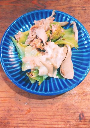 舞茸とツナ缶のキャベツチーズ炒め-レシピのメイン写真