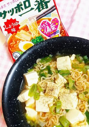 ◆偏愛「サッポロ一番」豆腐ラーメン◆-レシピのメイン写真