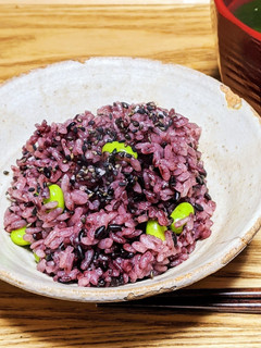 黒米枝豆ごはん-レシピのメイン写真