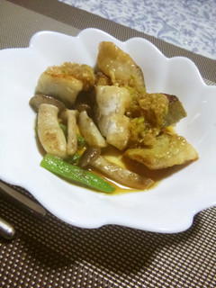 シルバーの竜田揚げ風香味ソース-レシピのメイン写真