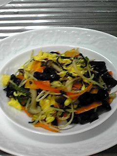 ニラたま野菜炒め(中華風)-レシピのメイン写真
