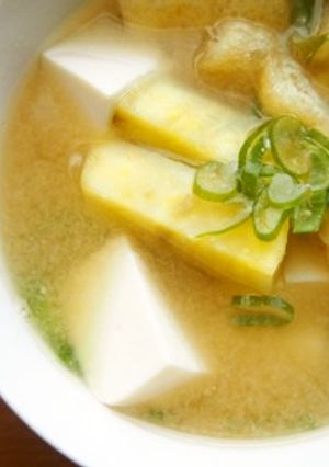 豆腐・さつま芋のお味噌汁♪-レシピのメイン写真