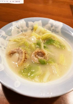 簡単☆ホタテと白菜のクリームスープ-レシピのメイン写真