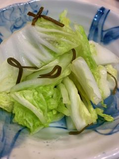 腹ペコ男子パクパク!白菜の浅漬け!-レシピのメイン写真