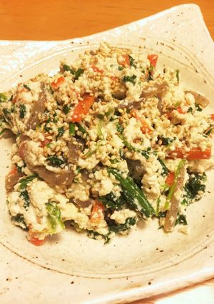 時短でも美味しい!ほうれん草の白和え-レシピのメイン写真