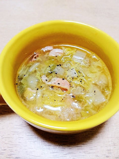 とろける白菜とベーコンのコンソメスープ-レシピのメイン写真