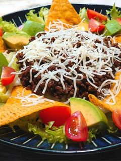 パクパク食べちゃう♪彩りタコライス-レシピのメイン写真