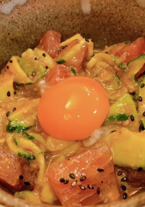 おうちにあるもので、マグロユッケ-レシピのメイン写真