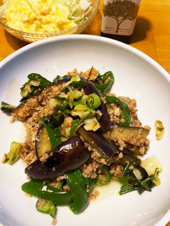 野菜たっぷり!ナスとピーマンの肉みそ炒め-レシピのメイン写真